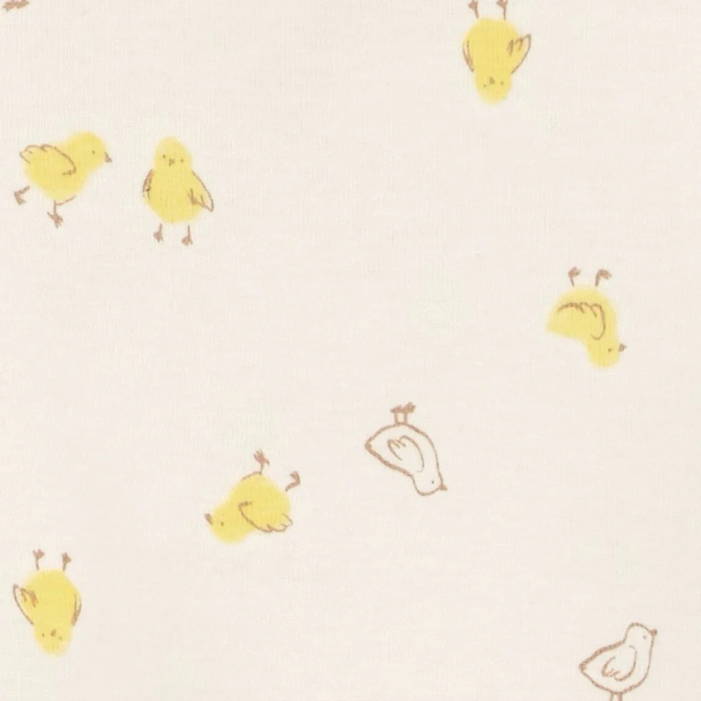 Carter's nwt Just One you Baby 2pc Easter Chicks Footed Set - Ivory/Yellow